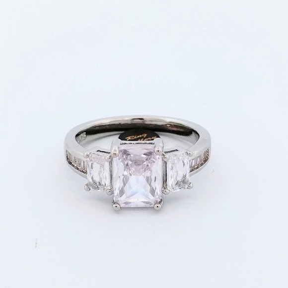 Diamond Wedding Set / Engagement Ring 925/14K size 6,7,8,9,10 - Picture 1 of 11